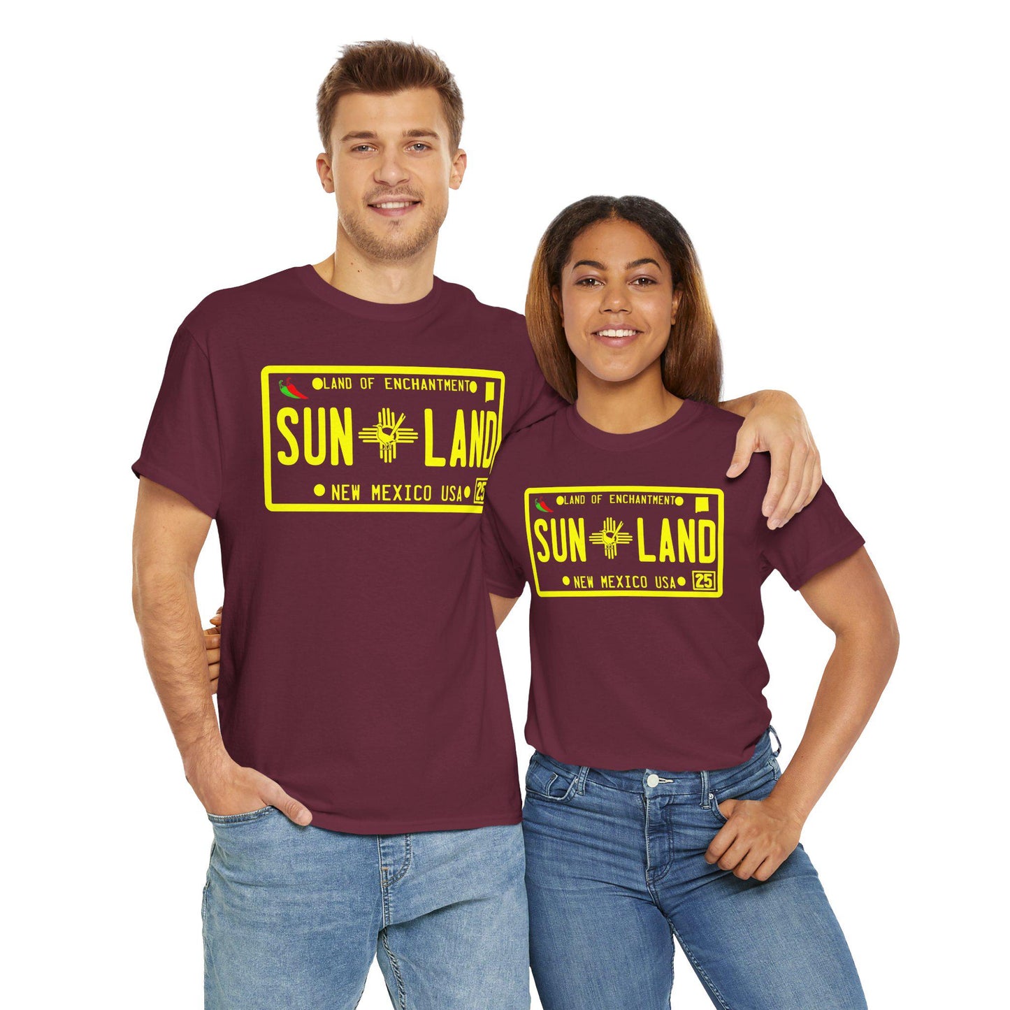 Sunland Park New Mexico License Plate Graphic Tee: Southwest Souvenir