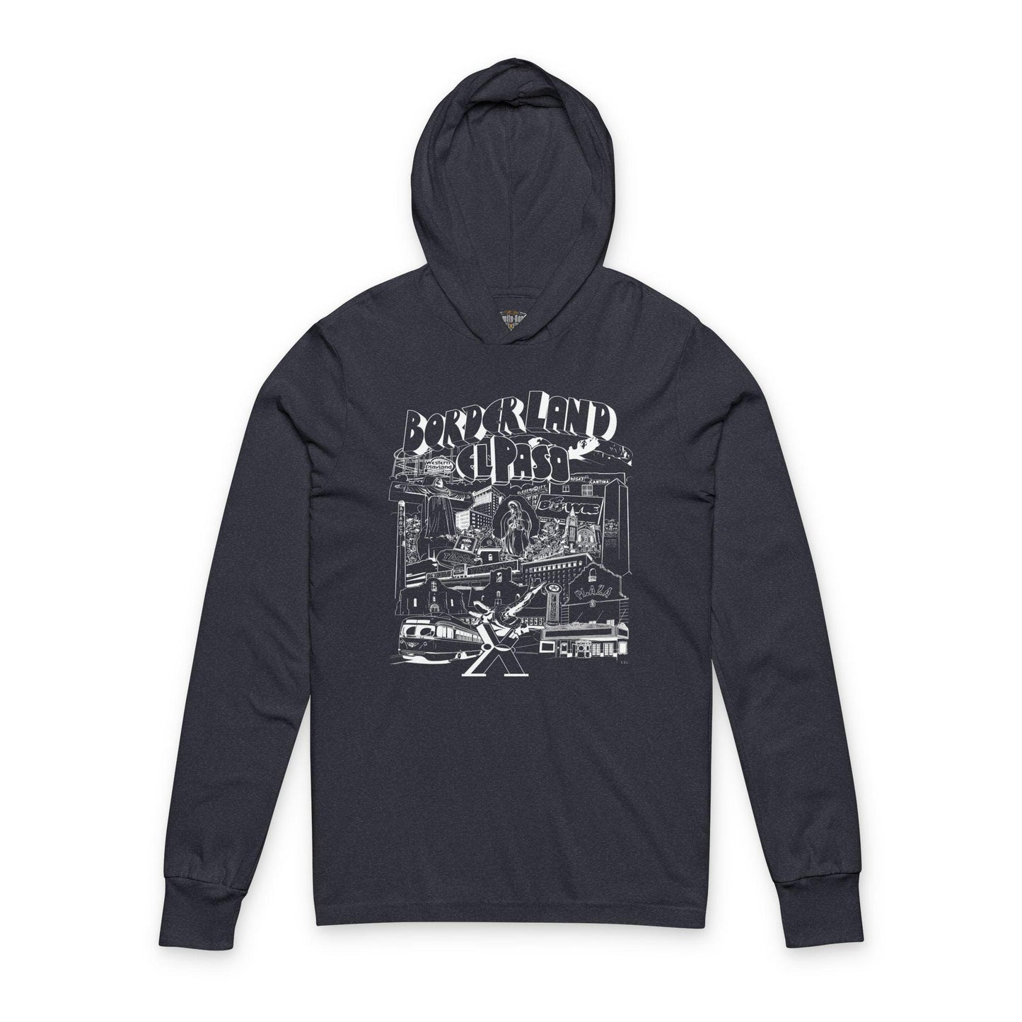 Borderland El Paso Hoodie: Texas Landmark Unisex Sweatshirt