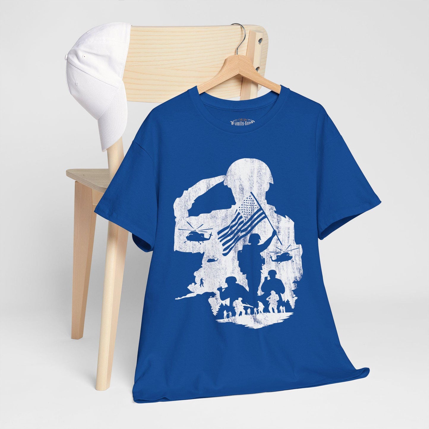 Military Tribute T-Shirt: Patriotic Veteran Honor Apparel