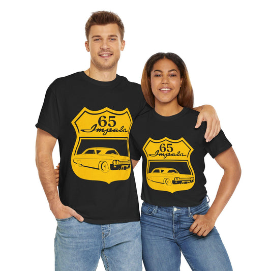 Classic Car Enthusiast Tee - 65 Impala Graphic, Impala