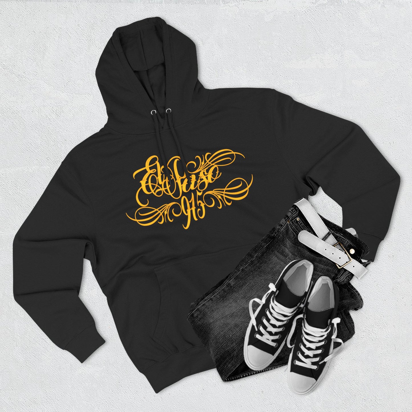El Paso 915 Fleece Hoodie, City Area Code