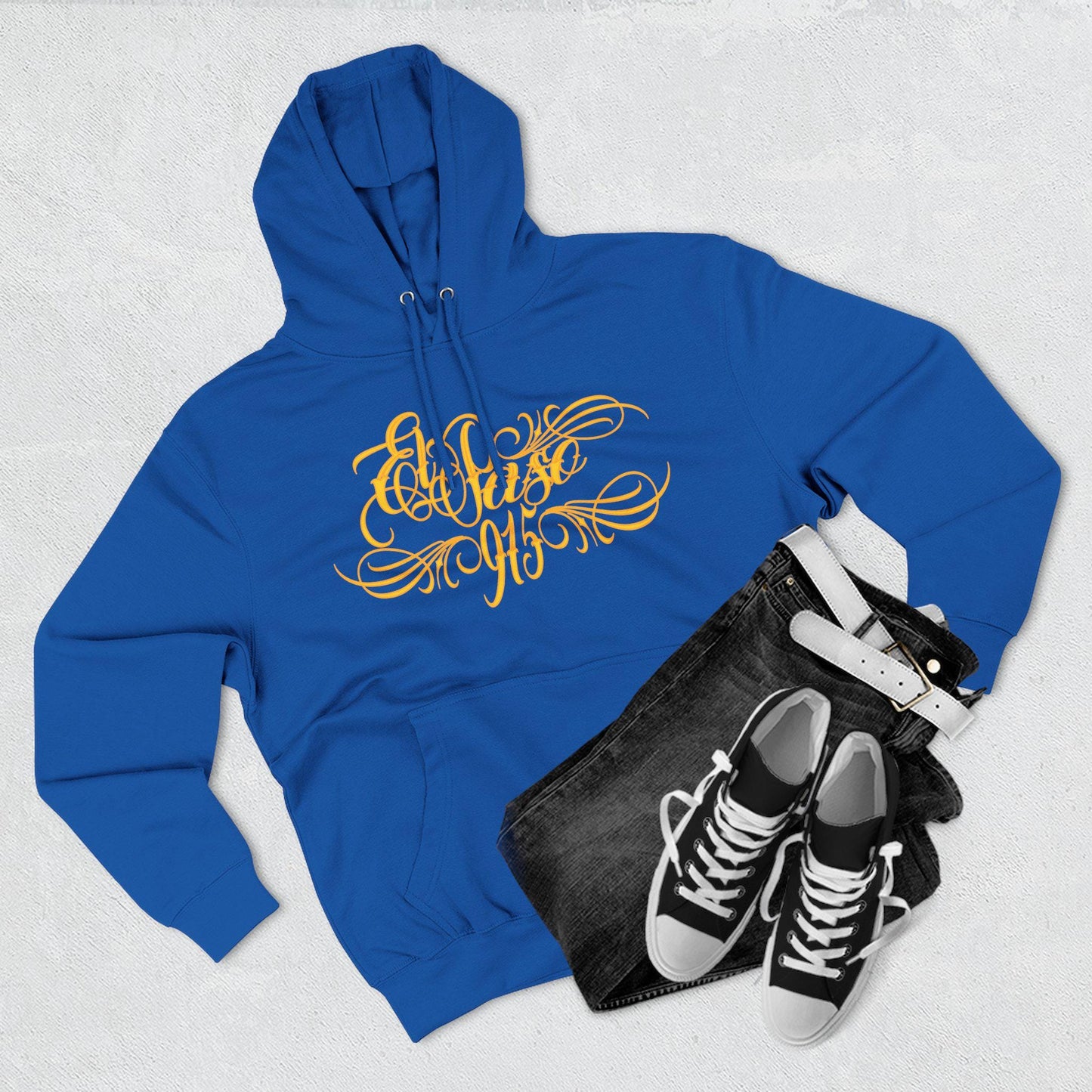 El Paso 915 Fleece Hoodie, City Area Code