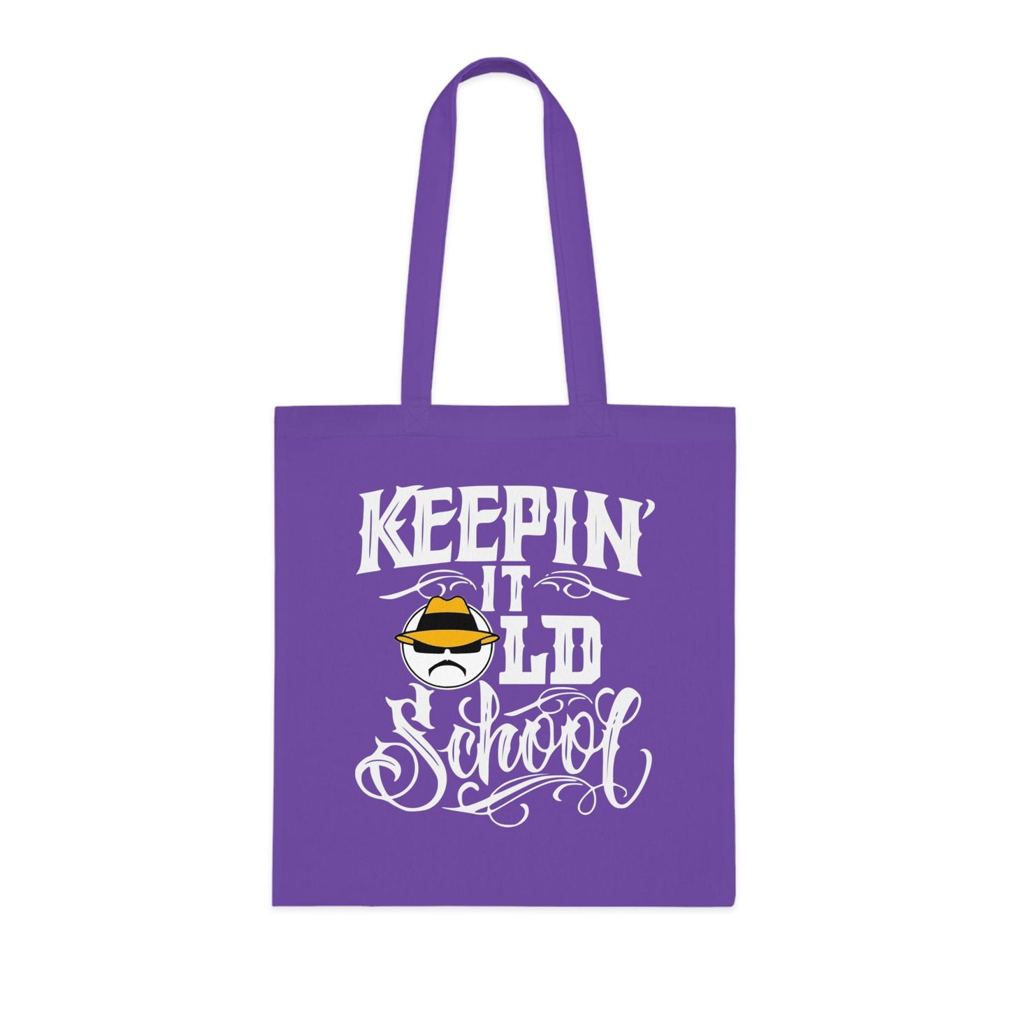 Vintage Lowrider Graphic Cotton Tote Bag: Car Lover Gift