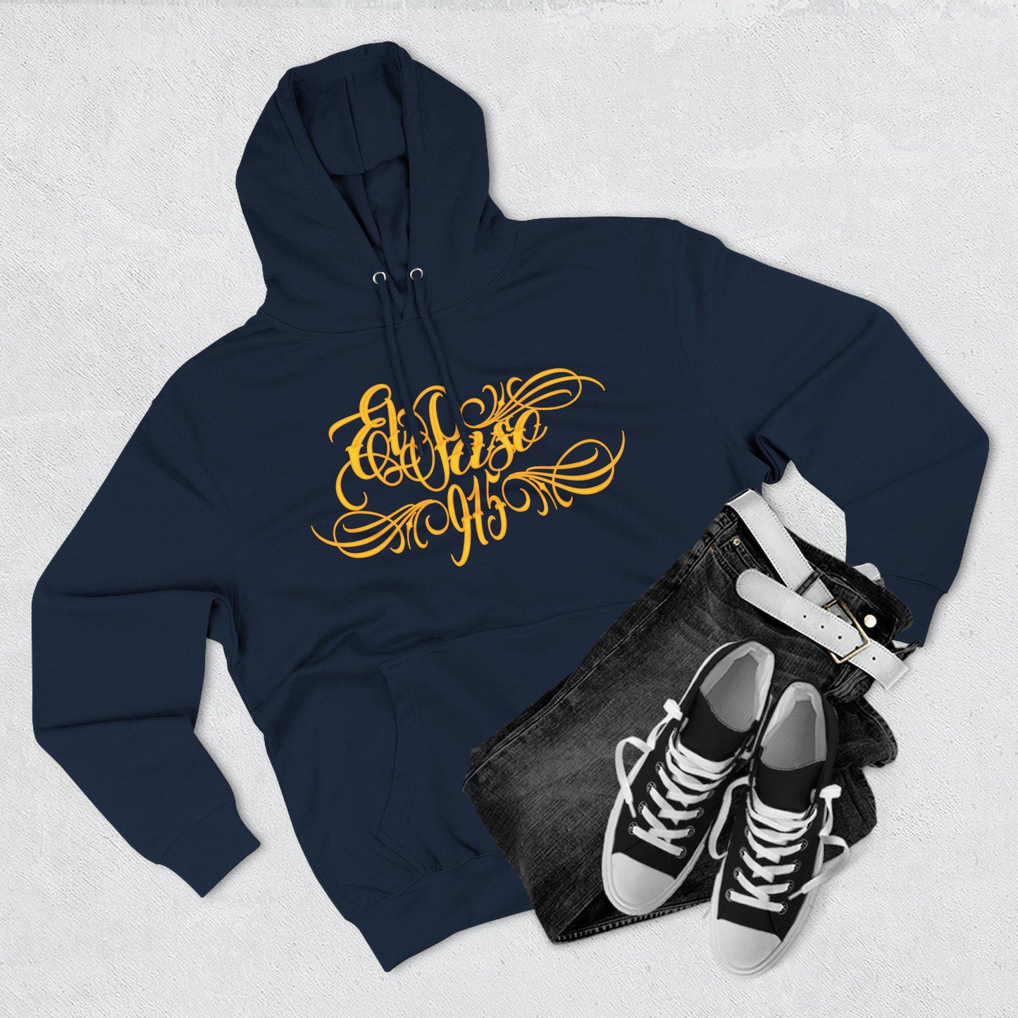 El Paso 915 Fleece Hoodie, City Area Code