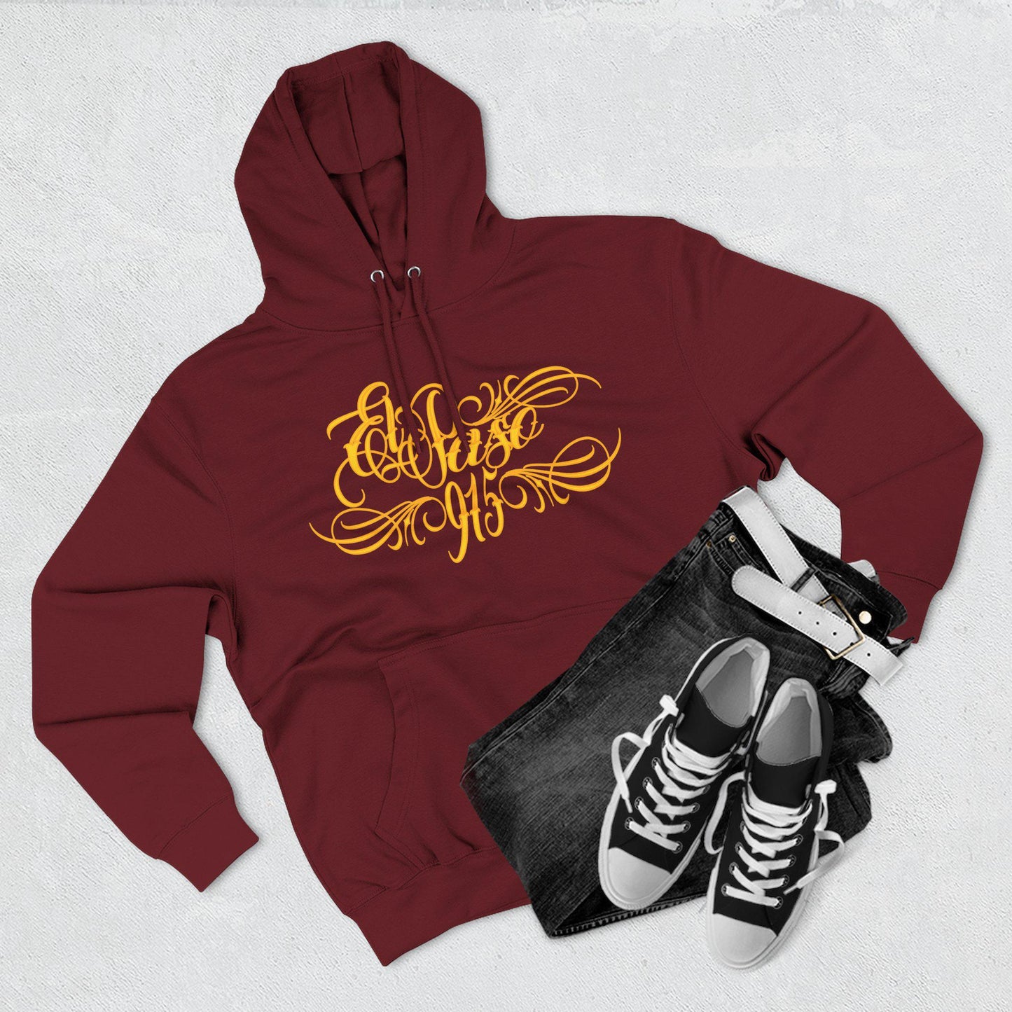 El Paso 915 Fleece Hoodie, City Area Code