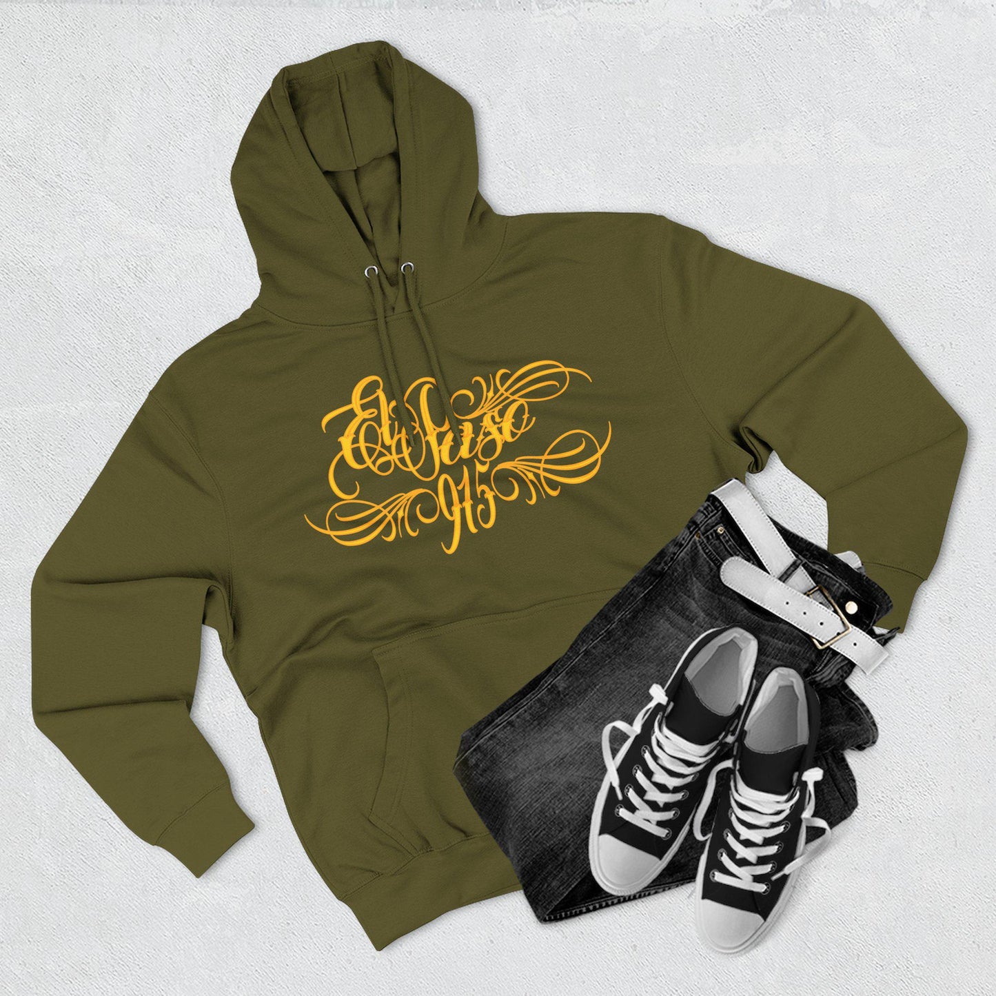 El Paso 915 Fleece Hoodie, City Area Code