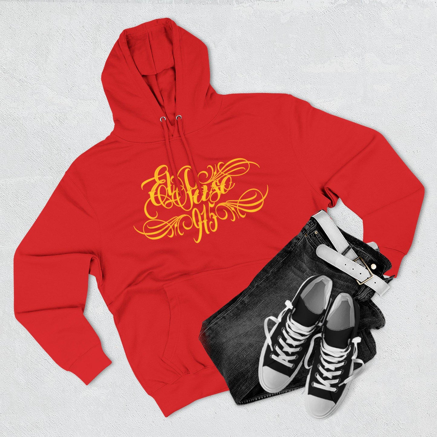 El Paso 915 Fleece Hoodie, City Area Code