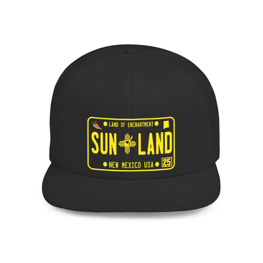 Cap Hat, Sunland Park New Mexico License Plate Theme Snapback