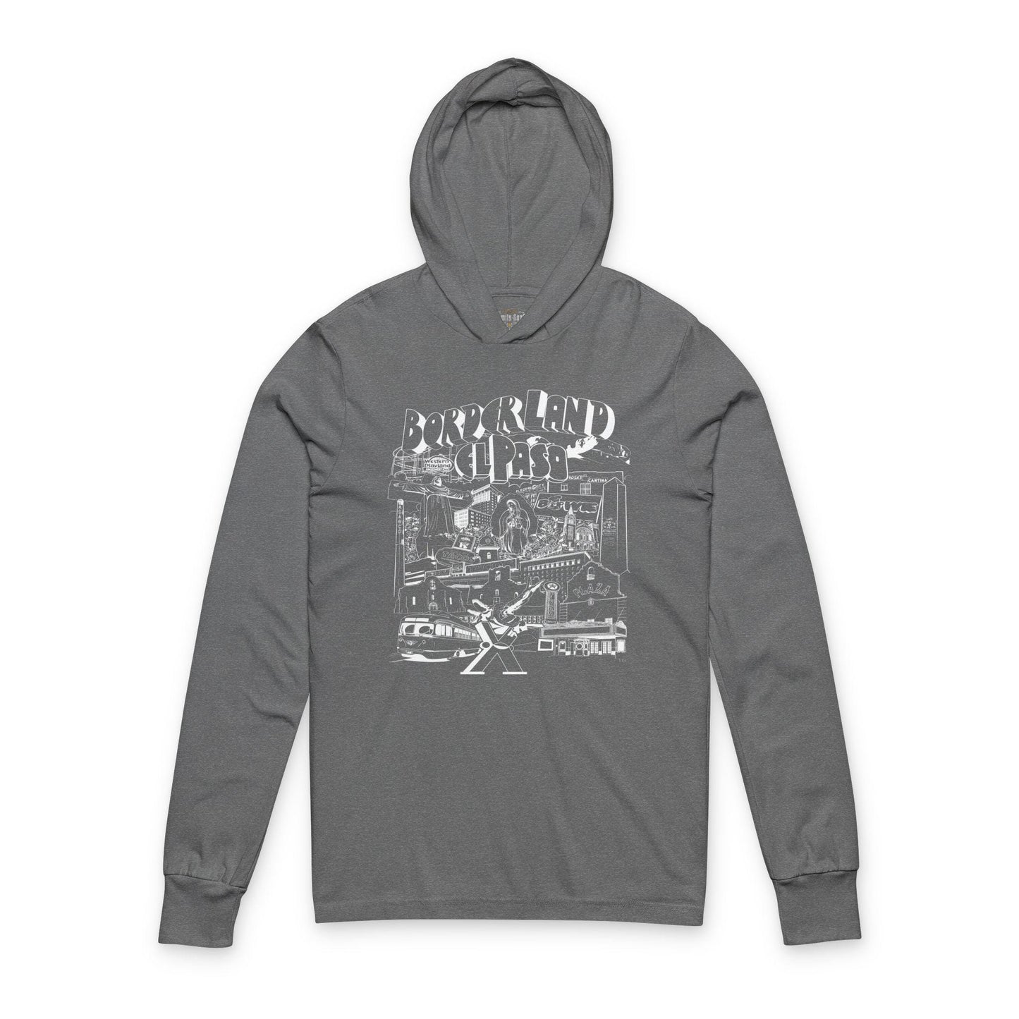 Borderland El Paso Hoodie: Texas Landmark Unisex Sweatshirt