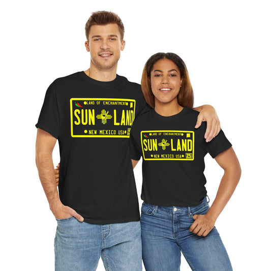 Sunland Park New Mexico License Plate Graphic Tee: Southwest Souvenir
