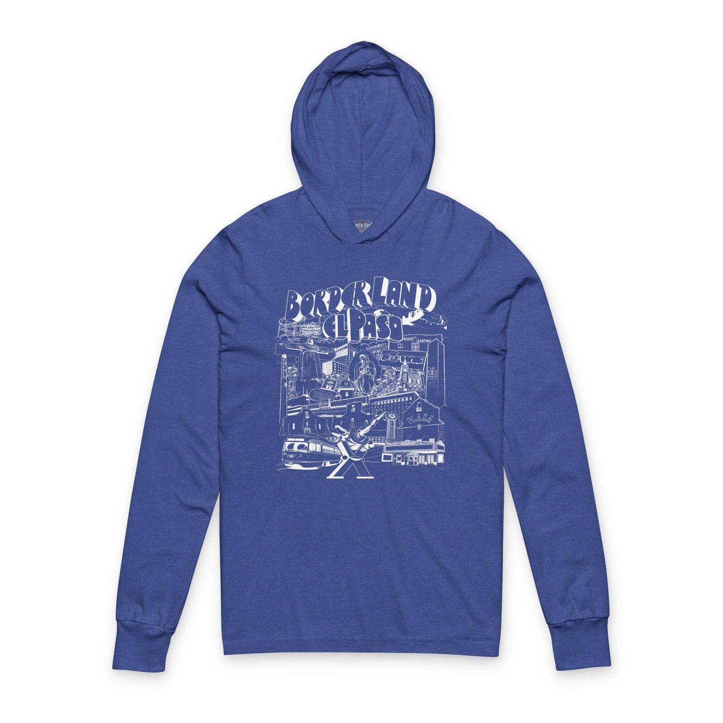 Borderland El Paso Hoodie: Texas Landmark Unisex Sweatshirt