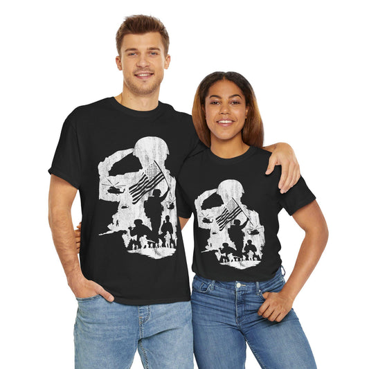 Military Tribute T-Shirt: Patriotic Veteran Honor Apparel