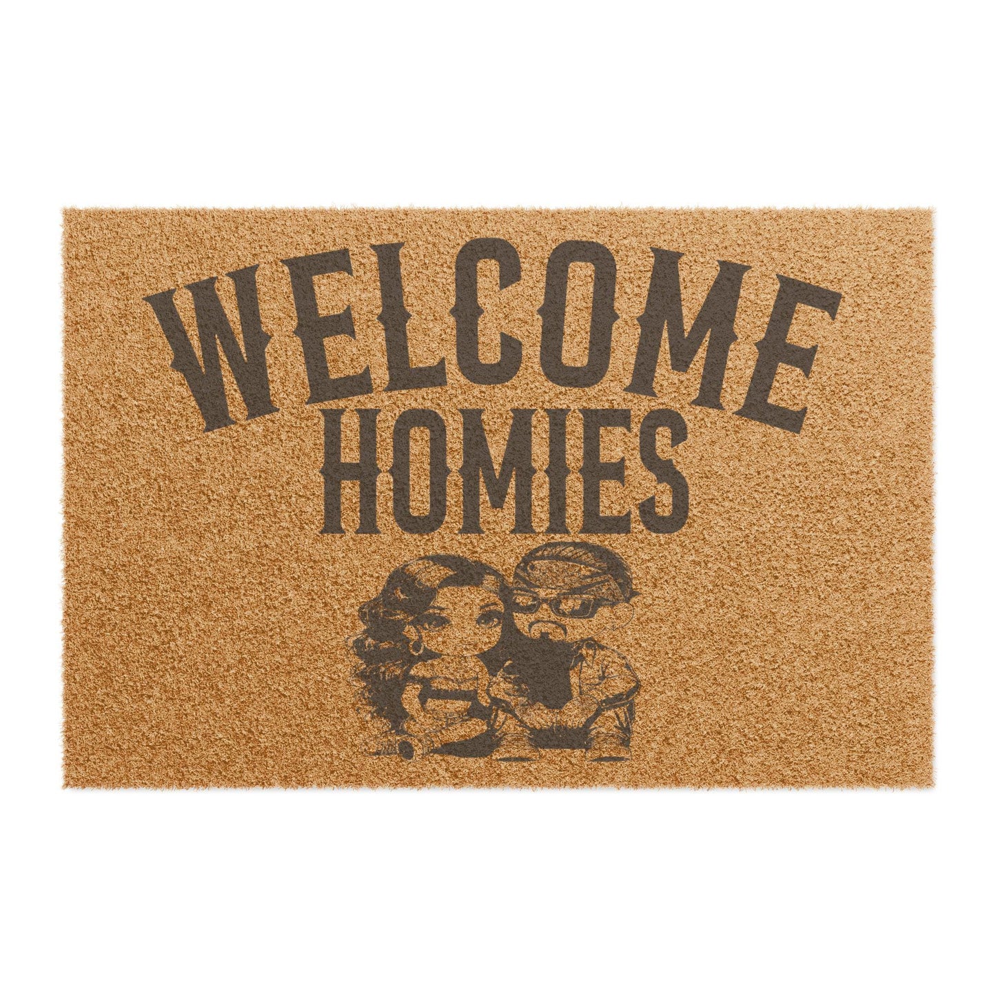 Welcome Homies, Lowrider Cholo,Housewarming Gift, Front Porch Decor