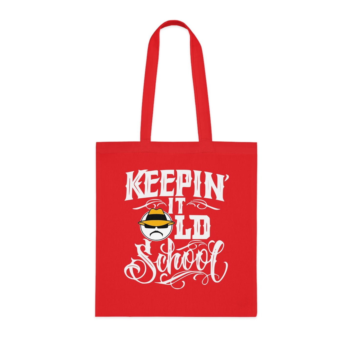 Vintage Lowrider Graphic Cotton Tote Bag: Car Lover Gift