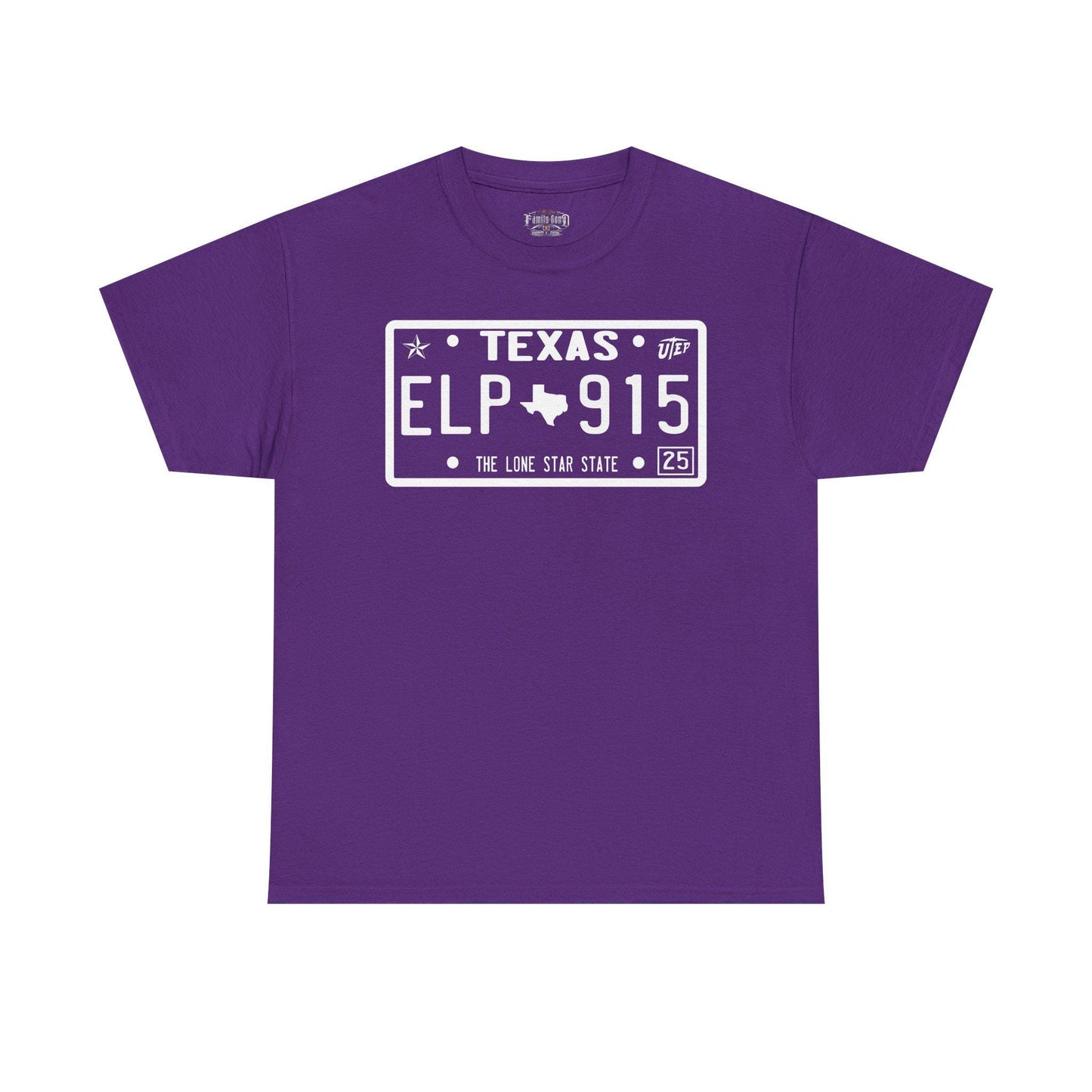 El Paso Texas License Plate T-Shirt: Southwestern Souvenir Tee