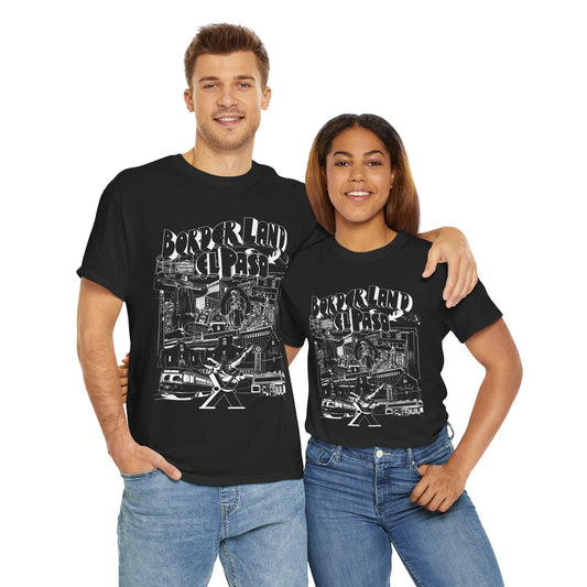 Borderland El Paso Graphic Tee - Unisex Heavy Cotton T-Shirt