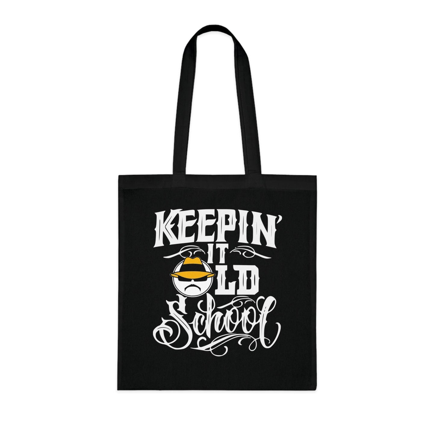 Vintage Lowrider Graphic Cotton Tote Bag: Car Lover Gift