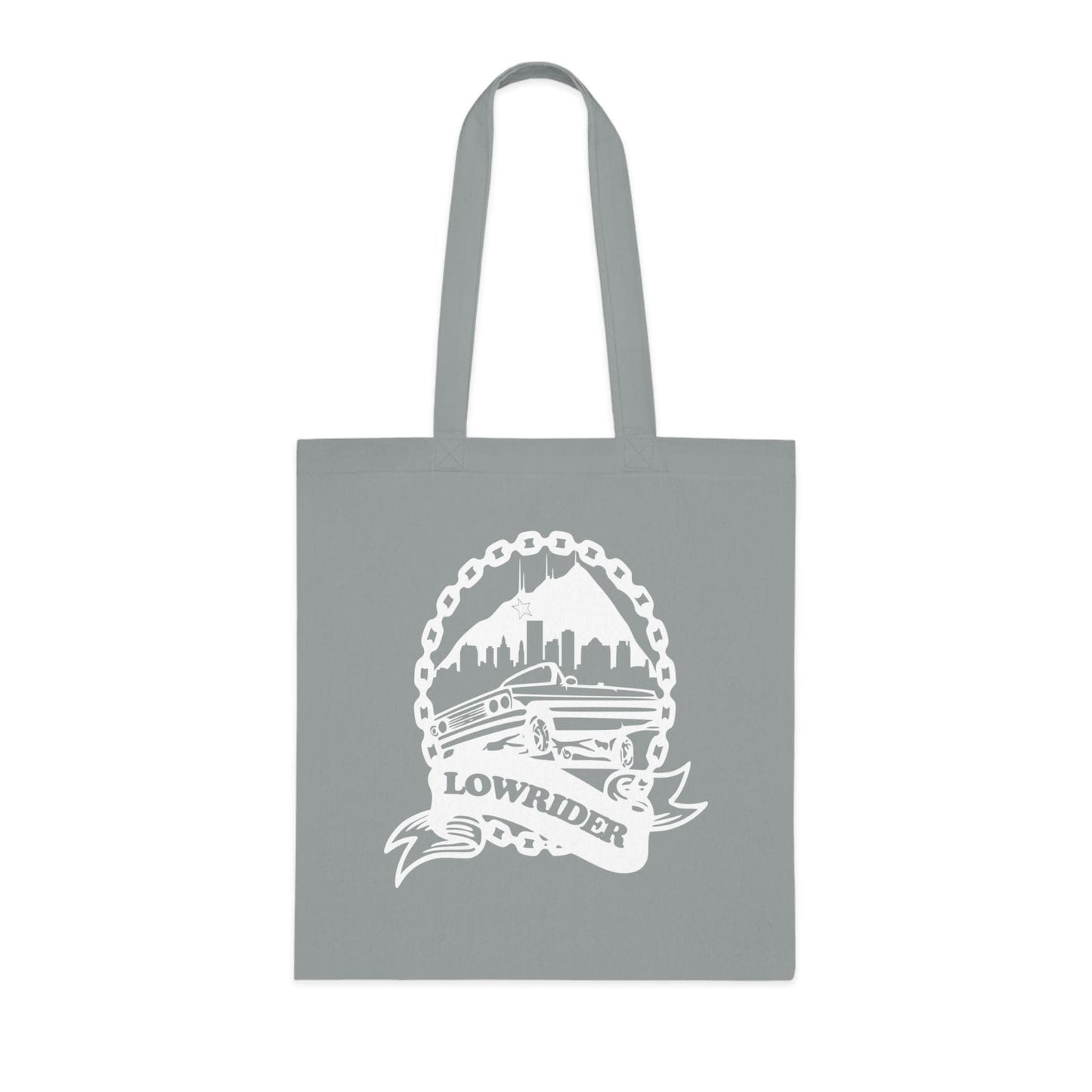 Vintage Lowrider Graphic Cotton Tote Bag: Car Lover Gift